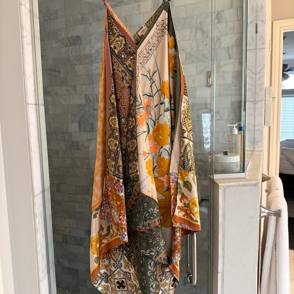 Asymmetrical Floral Dress